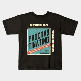 Procrastinating Since 2002 Kids T-Shirt